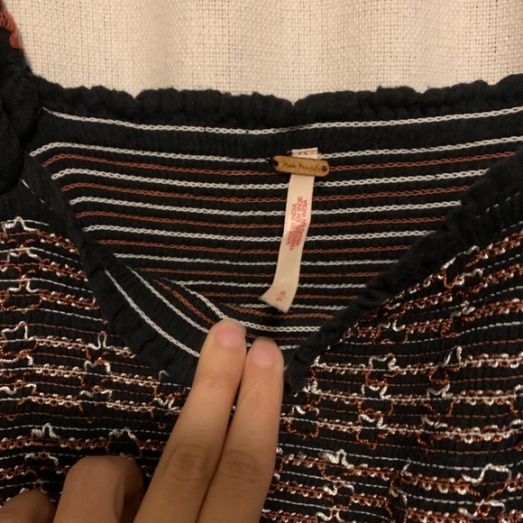 Free People Dahlia embroidered smocked midi dress in black - Picture 4 of 6